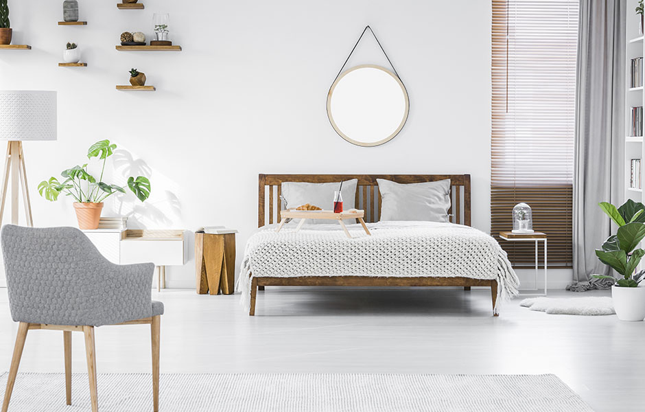 Bright and Clean Minimalist Bedroom Interior Design