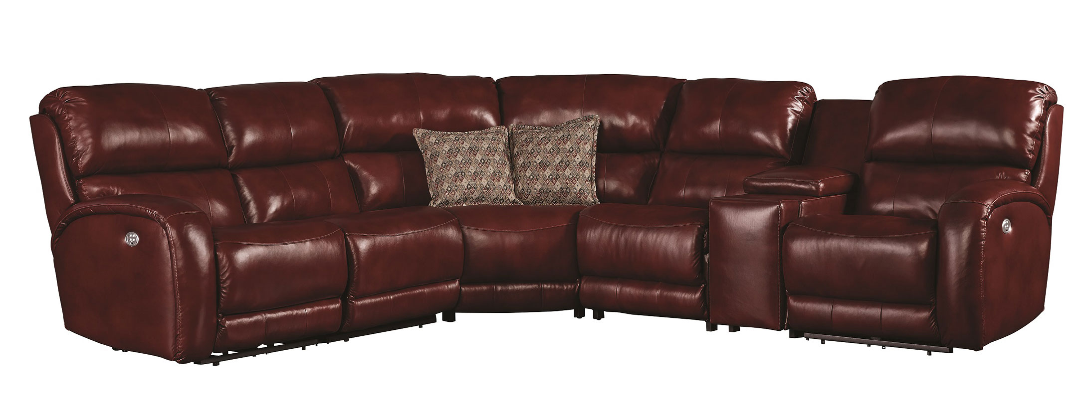 Southern motion leather sectional discount