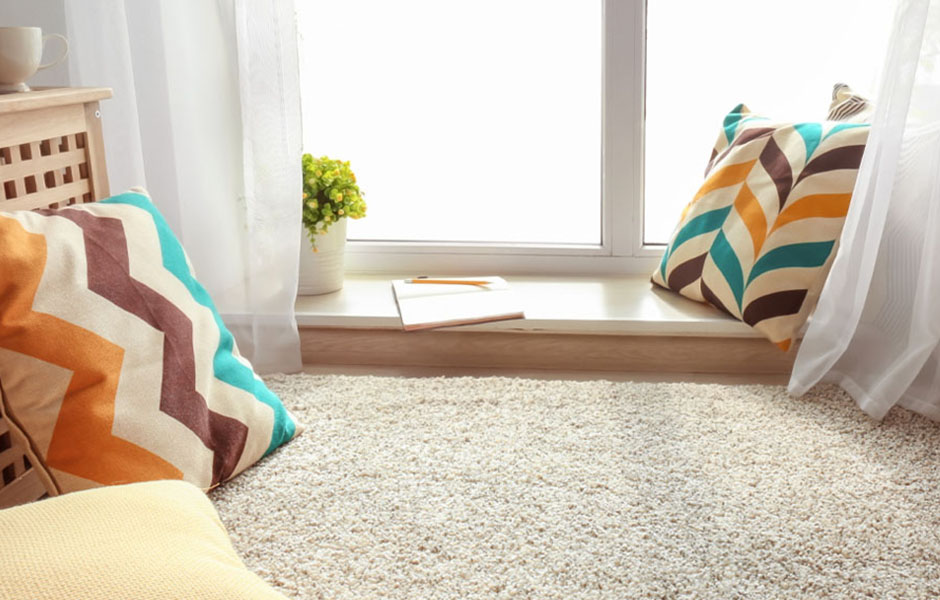 Carpet as living room flooring trend