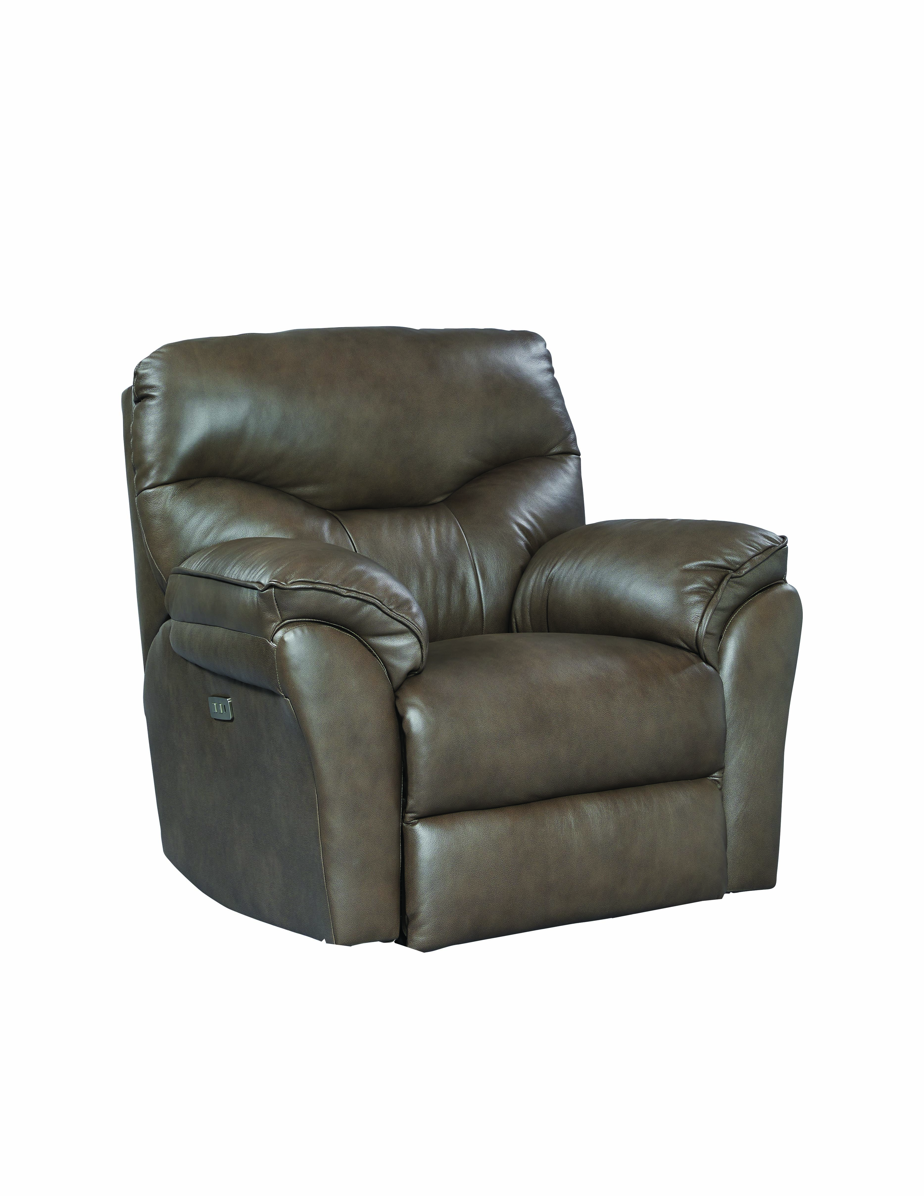 Southern Motion™ Contour Cocoa Power Headrest Wall Saver Recliner